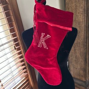 Velvet Xmas Stocking